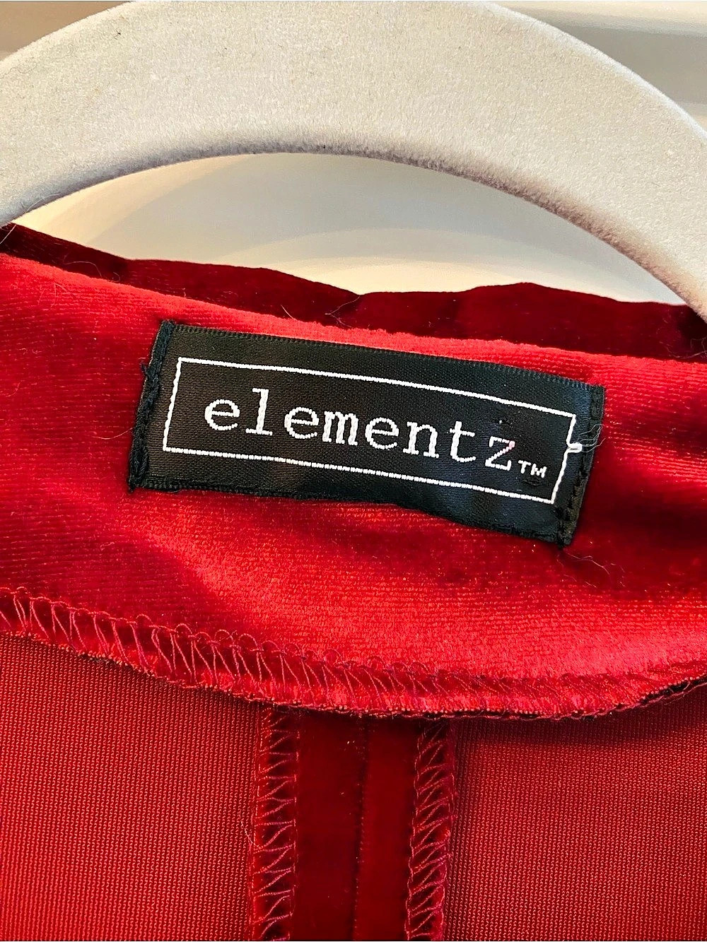 elementz Red Velvet-Style Jacket - Picture 3 of 3